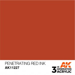 AKIAK11227AK INTERACTIVEPenetrating Red INK 17ml